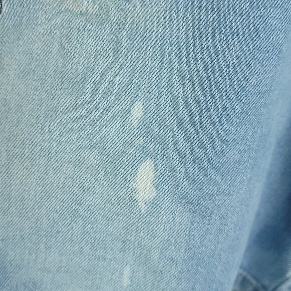 Vtg Mickey Unlimited Shorts Juniors Med Blue Denim Embroidered Disney Distressed - Picture 3 of 15